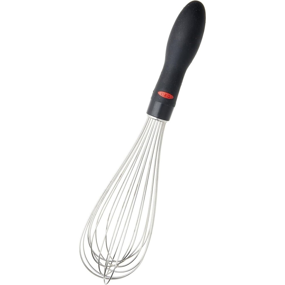 NEW OXO Soft Works Balloon Whisk Stainless Steel & Silicone Black 11.5